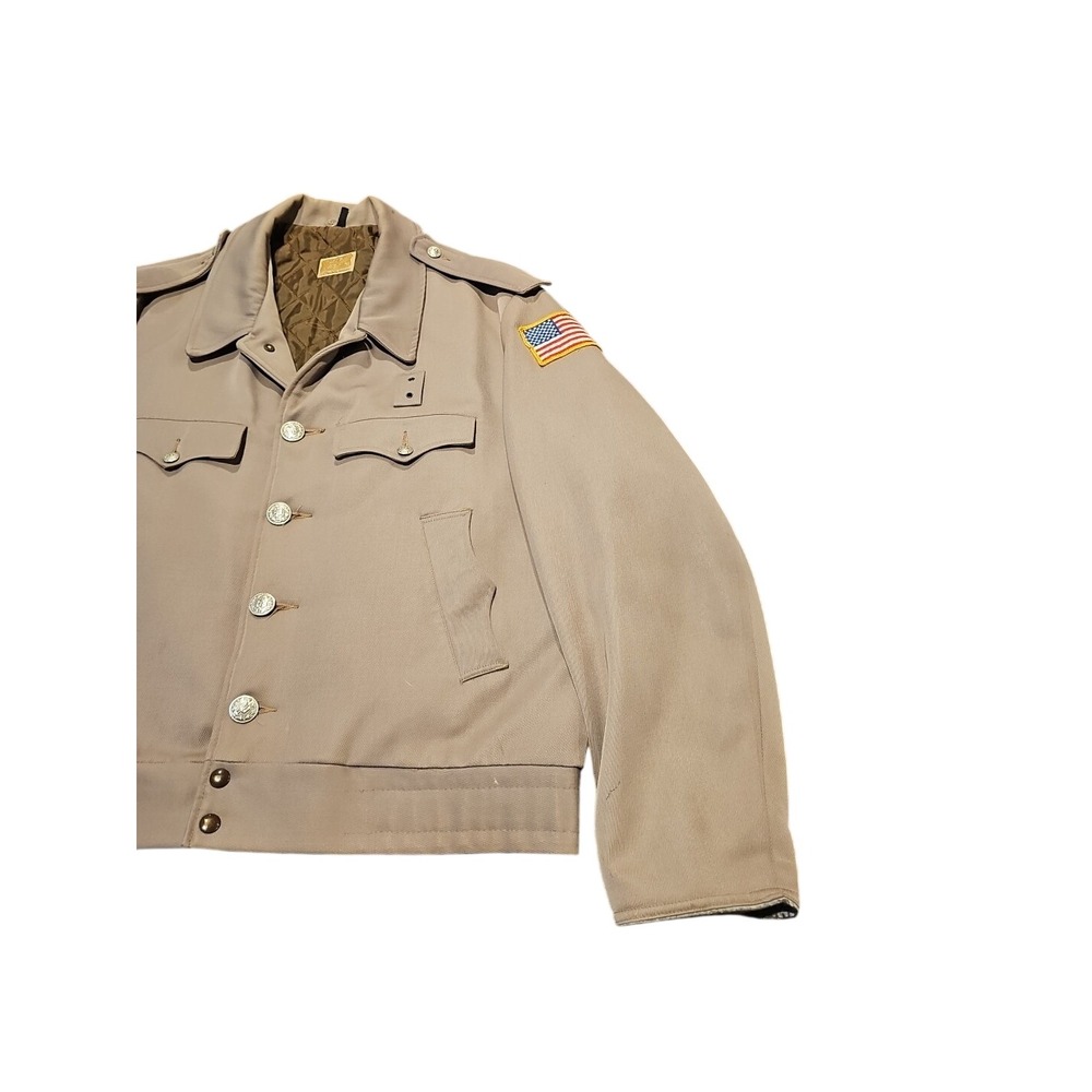 Vintage Capital Tuffy New‎ Symrna Police Jacket Obsolete Full Zip Patches Sz 44 - Picture 4 of 16